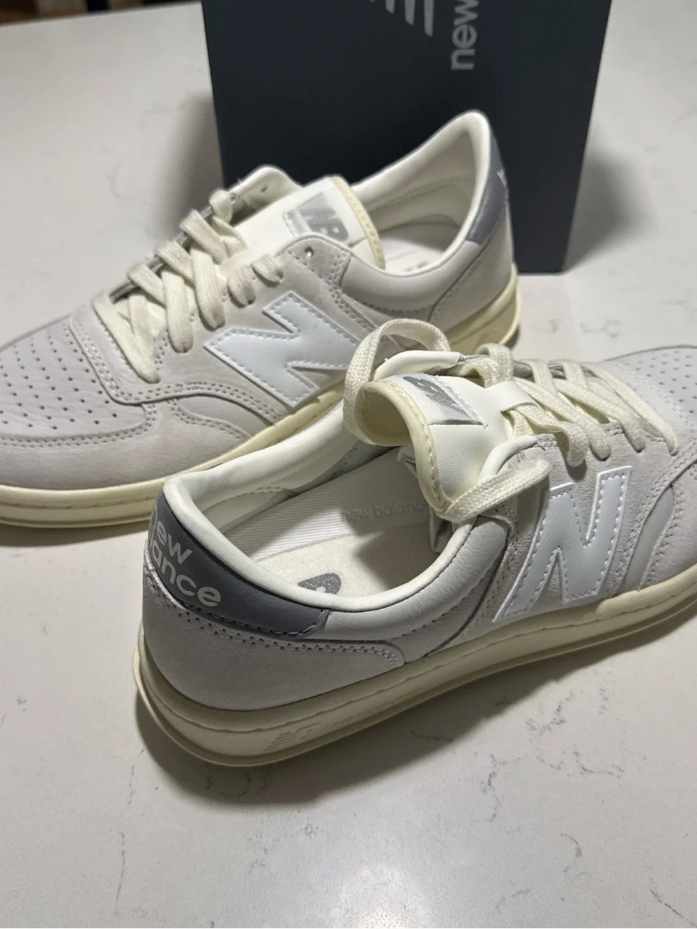 New Balance T500 Court Grey CT500PMG Men Size 8 / Women Size 9.5 Sneakers